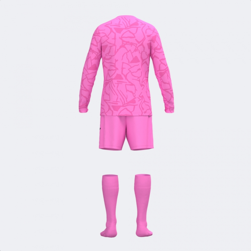 Ensemble De Gardien De But Joma Zamora IX - T-shirt Manches Longues + Short + Collants, Rose