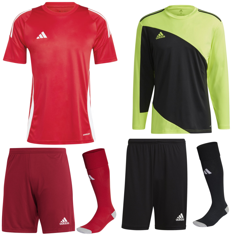 ADIDAS TIRO 24 KIT BUNDLE RED Team Sport Direct
