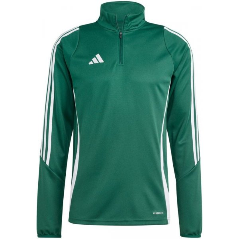 ADIDAS TIRO 24 TRAINING TOP TEAM DARK GREEN WHITE Team Sport Direct