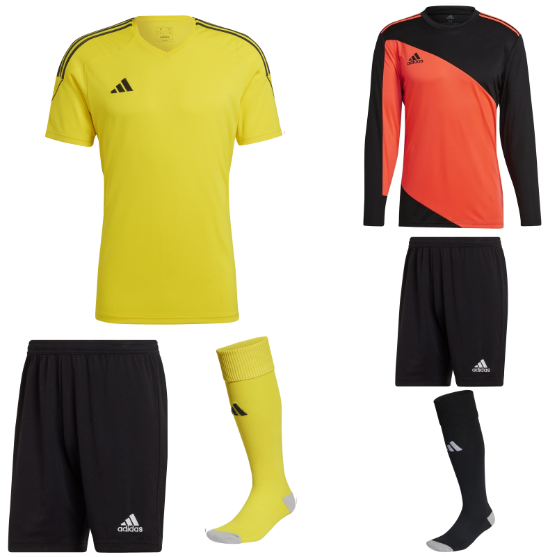 ADIDAS TIRO 23 SS KIT BUNDLE TEAM YELLOW/BLACK Team Sport Direct