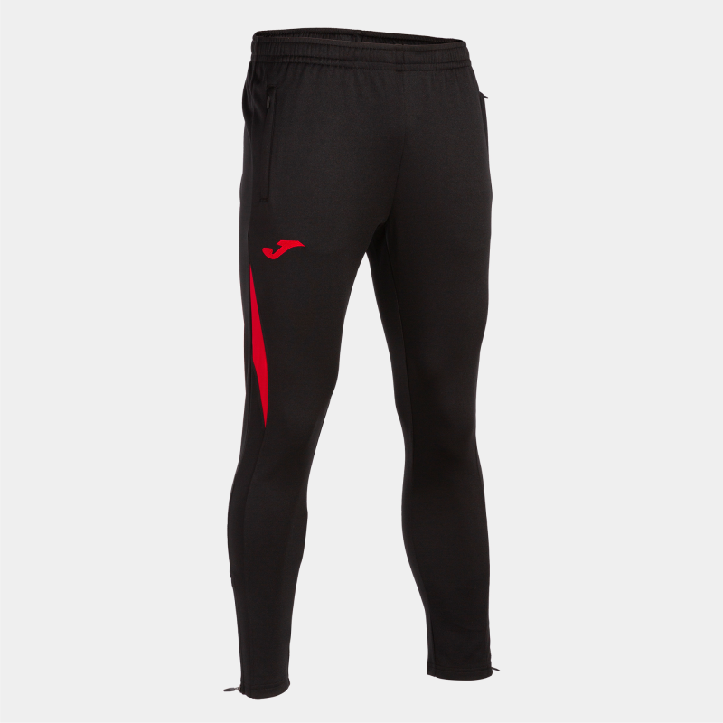 JOMA CHAMPIONSHIP VII LONG PANTS BLACK RED Team Sport Direct