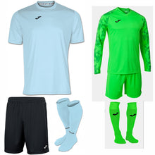 Load image into Gallery viewer, JOMA COMBI SS KIT BUNDLE SKY
