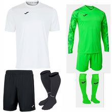 Load image into Gallery viewer, JOMA COMBI SS KIT BUNDLE WHITE
