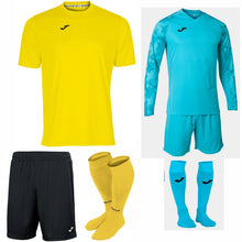 Load image into Gallery viewer, JOMA COMBI SS KIT BUNDLE YELLOW