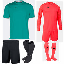 Load image into Gallery viewer, JOMA COMBI SS KIT BUNDLE TURQUOISE GREEN