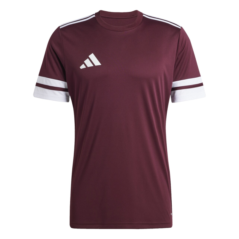 ADIDAS SQUADRA 25 JERSEY MENS SS TEAM MAROON WHITE