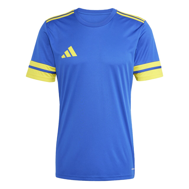 ADIDAS SQUADRA 25 JERSEY MENS SS TEAM ROYAL BLUE TEAM YELLOW