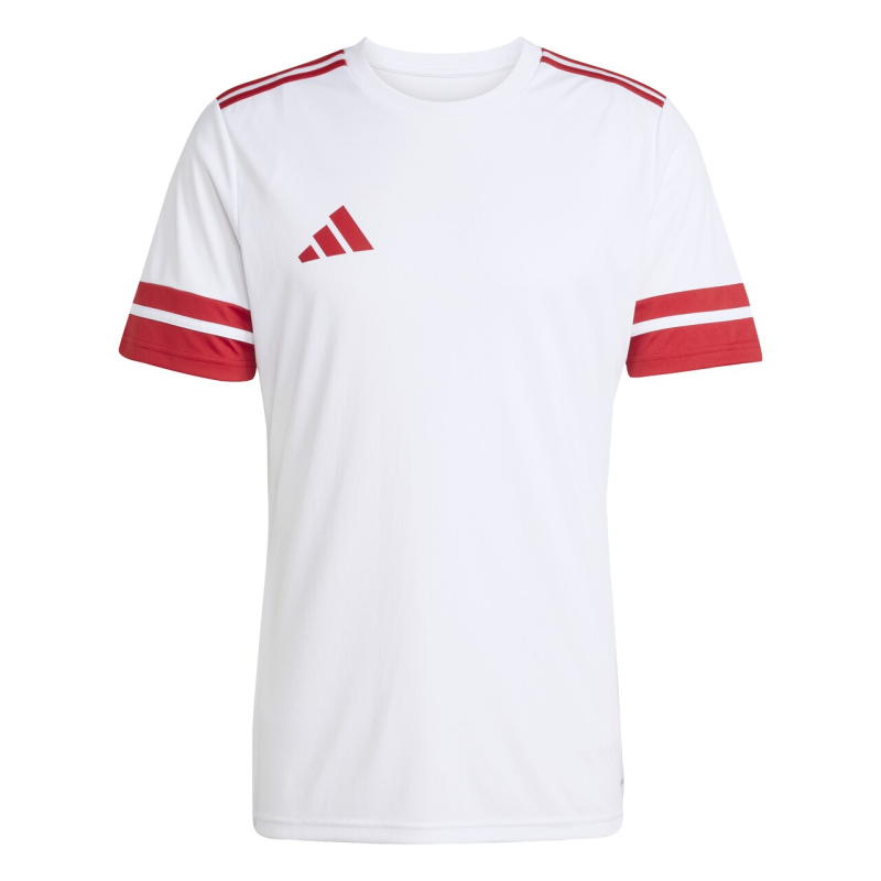 ADIDAS SQUADRA 25 JERSEY MENS SS WHITE TEAM POWER RED