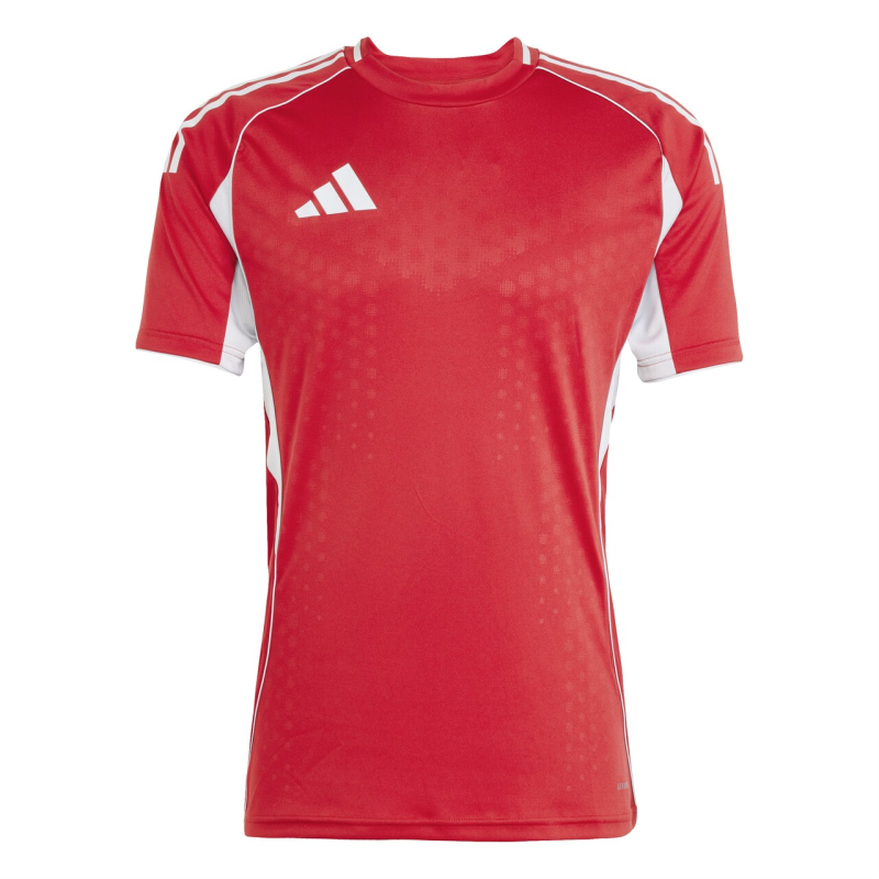 ADIDAS TIRO 25 COMPETITION MATCH JERSEY MENS TEAM POWER RED TEAM LIGHT GREY