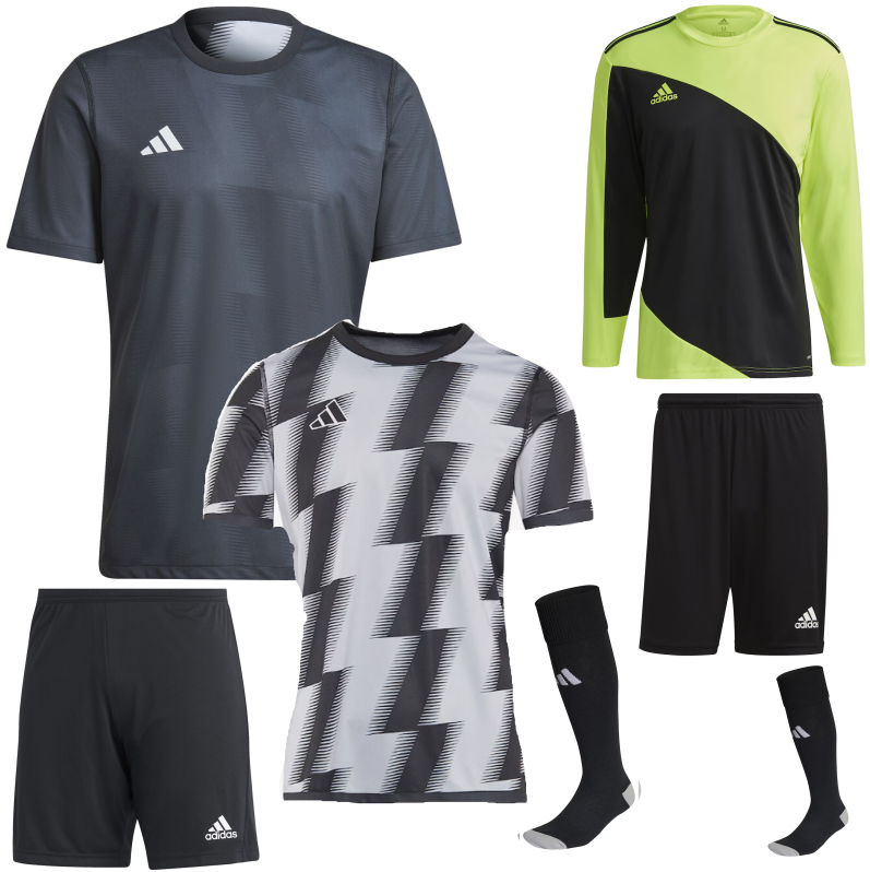 ADIDAS REVERSIBLE 24 KIT BUNDLE BLACK GREY