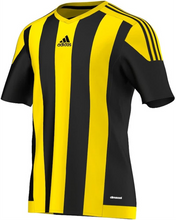 Load image into Gallery viewer, ADIDAS STRIPED 15 JERSEY SS BLACK/YELLOW
