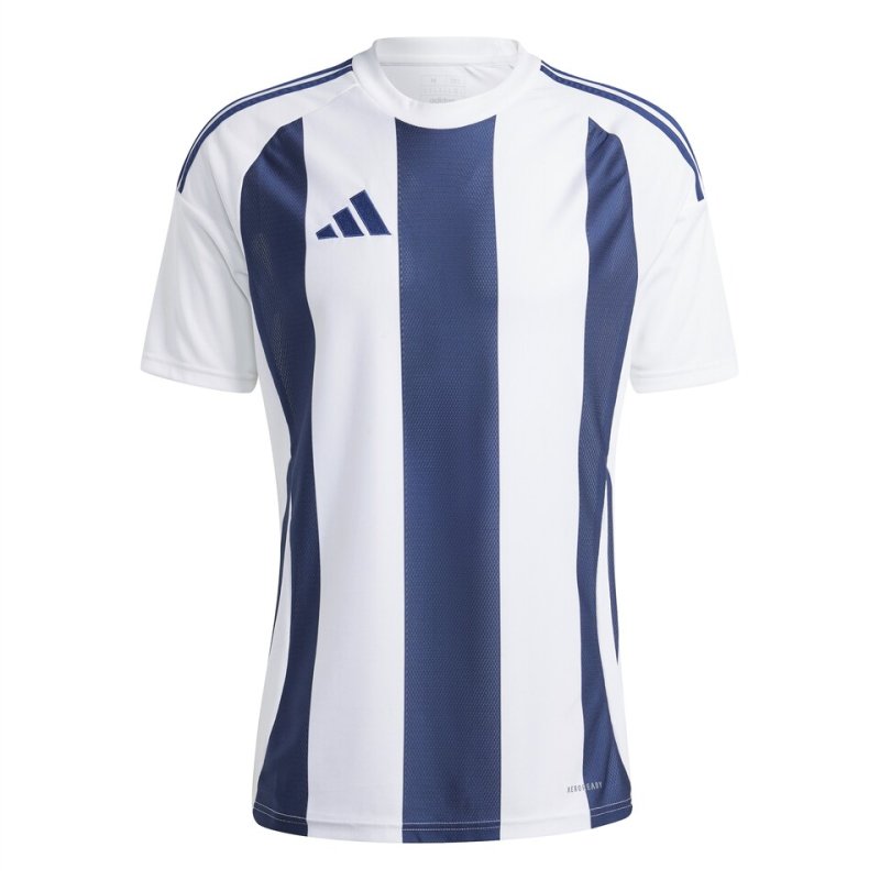 ADIDAS STRIPED 24 JERSEY WHITE TEAM NAVY BLUE