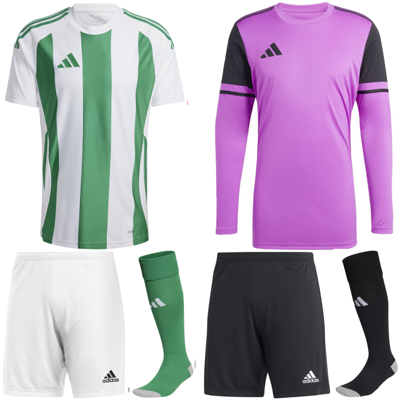 ADIDAS STRIPED 24 KIT BUNDLE GREEN WHITE