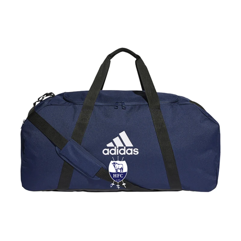 Adidas navy blue duffle sales bag