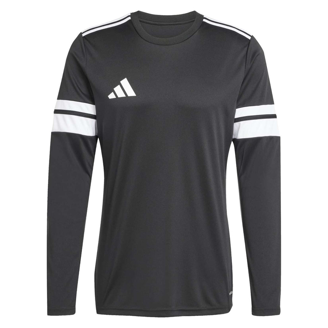 ADIDAS SQUADRA 25 JERSEY MENS LS BLACK WHITE