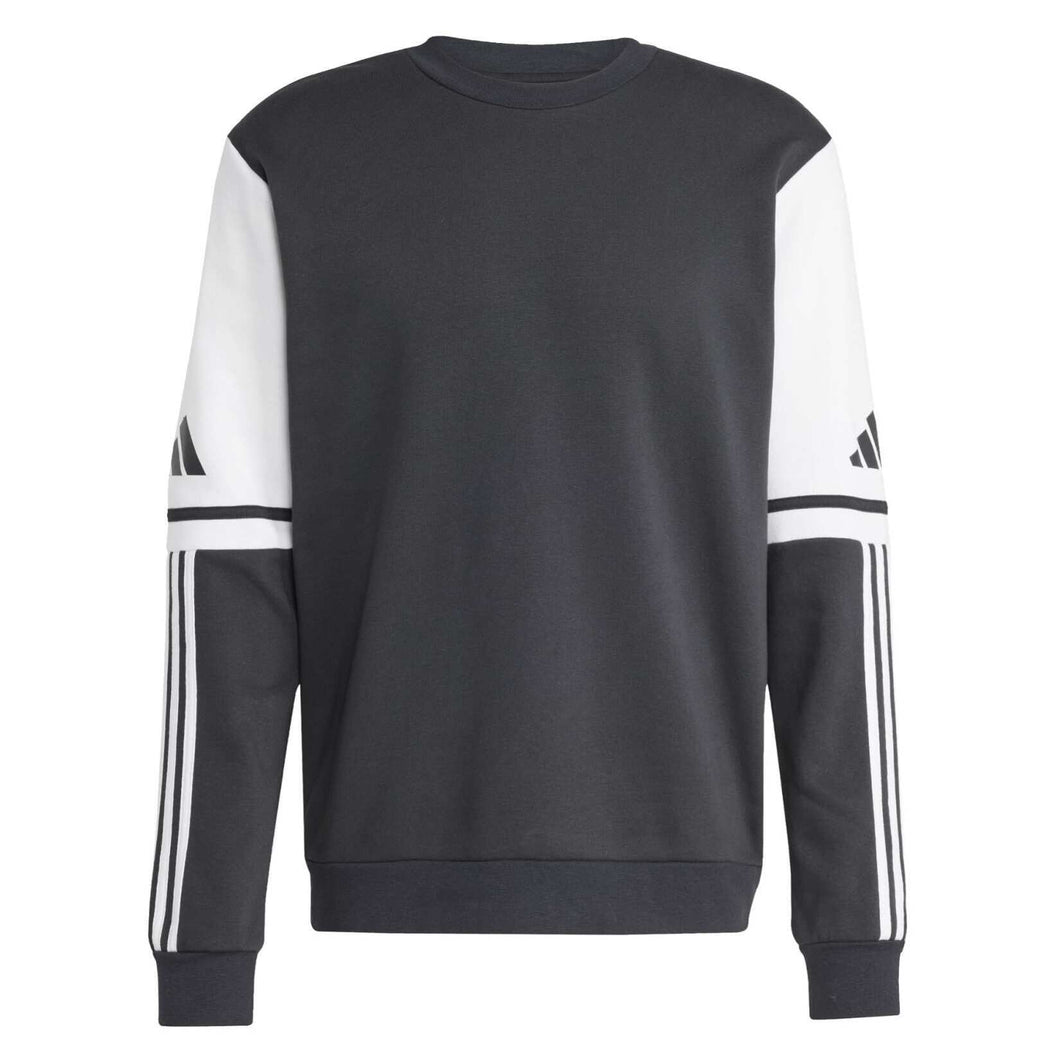 ADIDAS SQUADRA 25 SWEAT CREW JUMPER BLACK WHITE