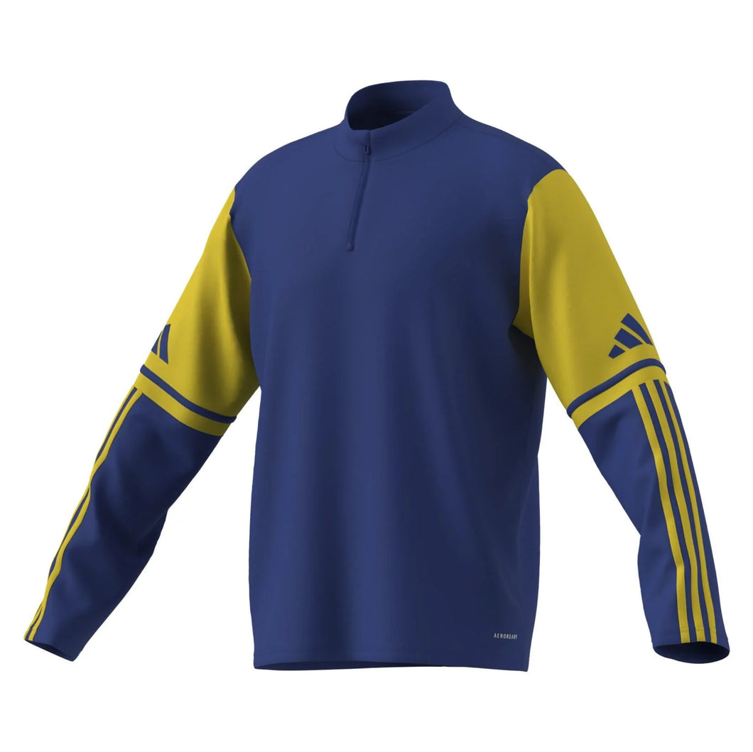 ADIDAS SQUADRA 25 TRAINING TOP TEAM ROYAL BLUE TEAM YELLOW