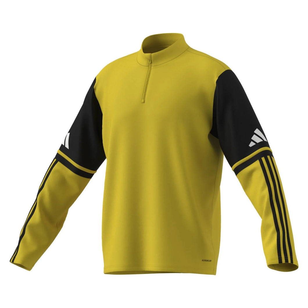 ADIDAS SQUADRA 25 TRAINING TOP TEAM YELLOW BLACK WHITE