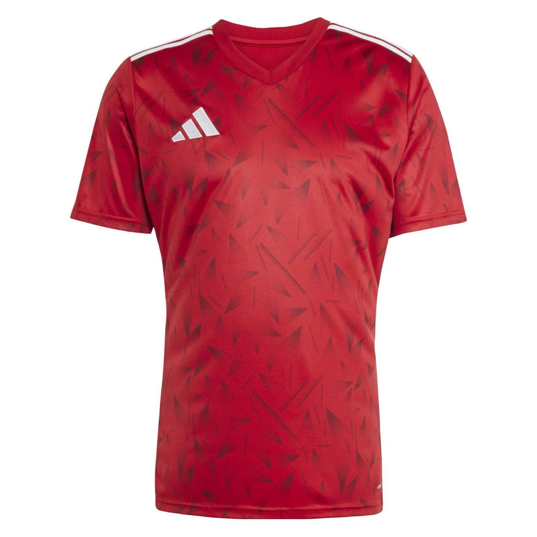 ADIDAS TEAM ICON JERSEY MENS SS TEAM POWER RED WHITE