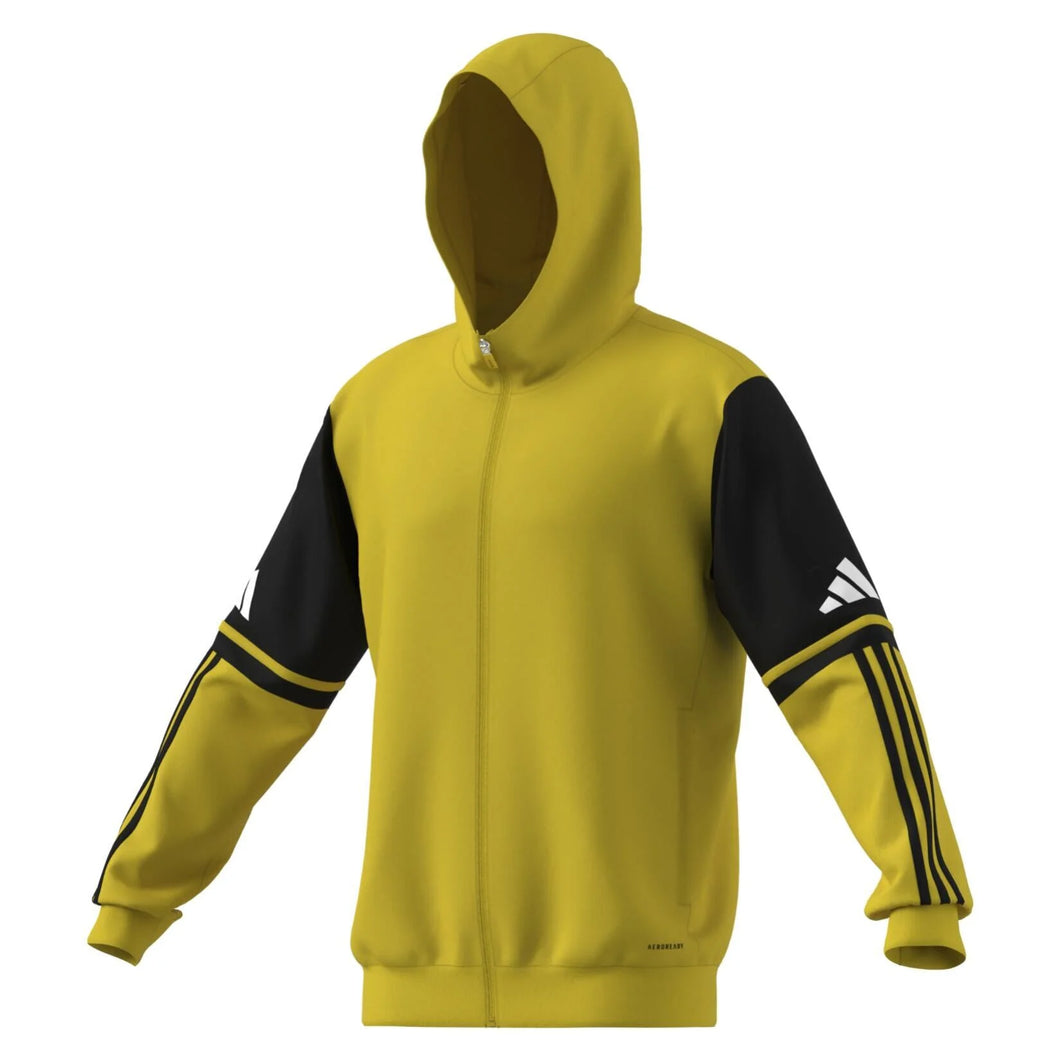 ADIDAS SQUADRA 25 HOODY TEAM YELLOW BLACK WHITE