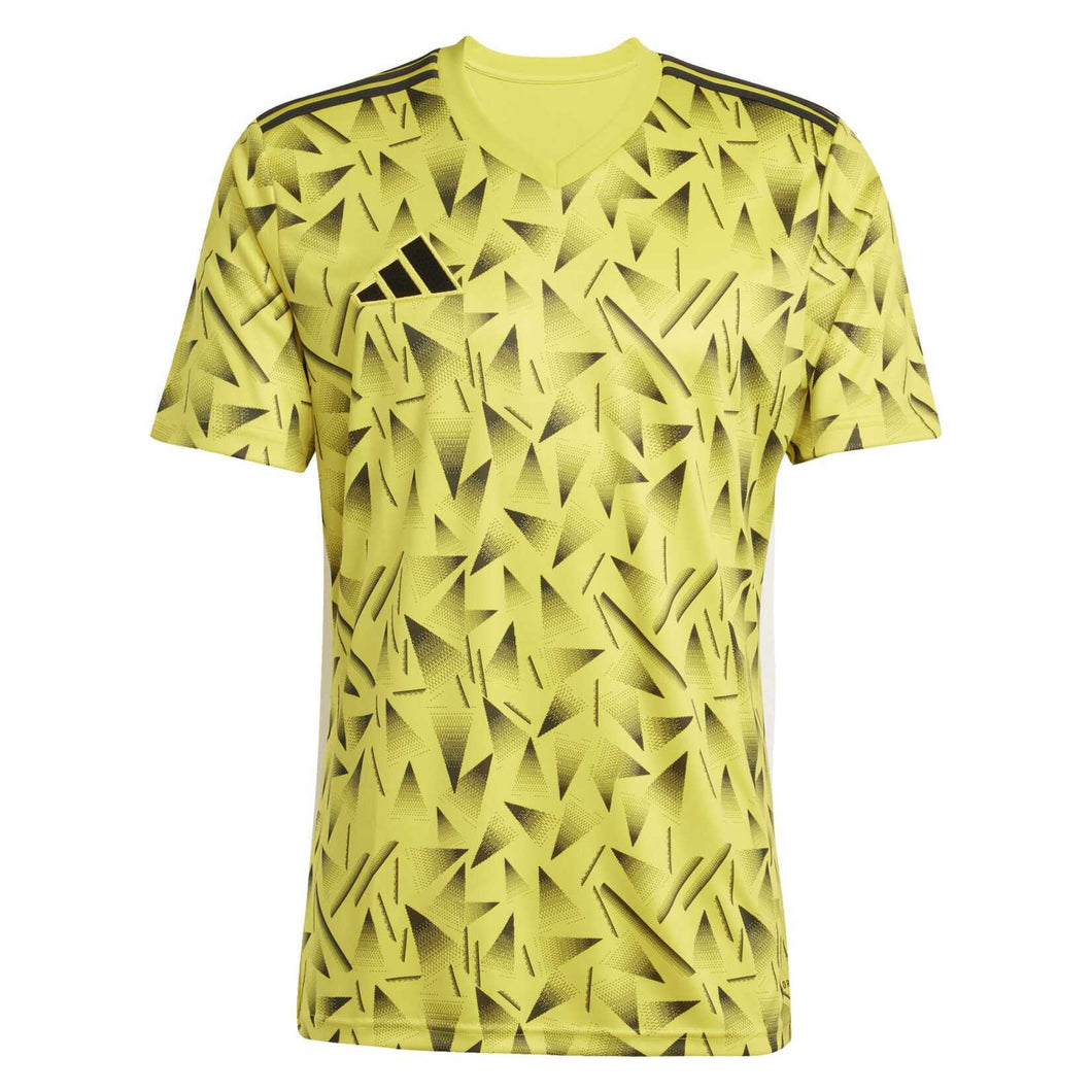 ADIDAS TEAM ICON JERSEY MENS SS TEAM YELLOW BLACK