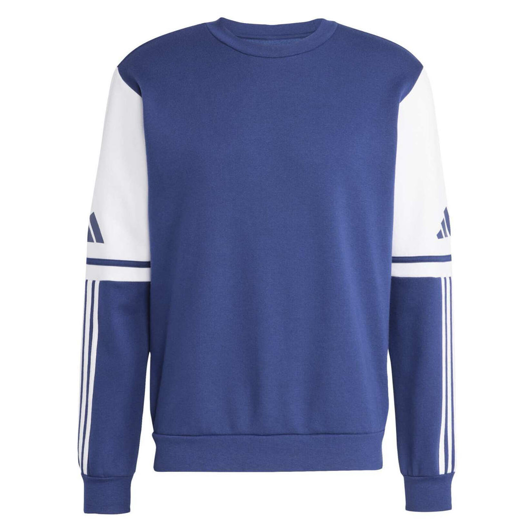 ADIDAS SQUADRA 25 SWEAT CREW JUMPER TEAM NAVY BLUE WHITE