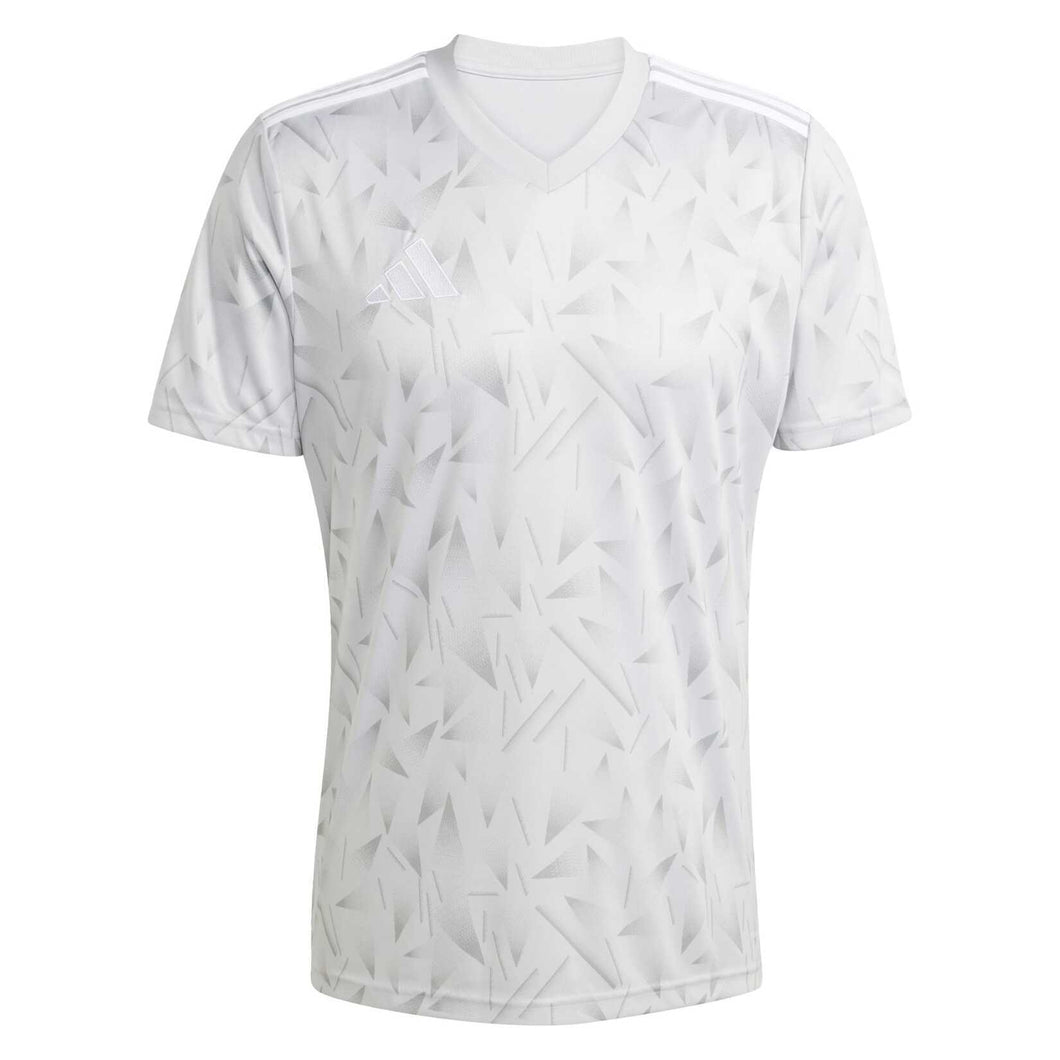 ADIDAS TEAM ICON JERSEY MENS SS TEAM LIGHT GREY WHITE
