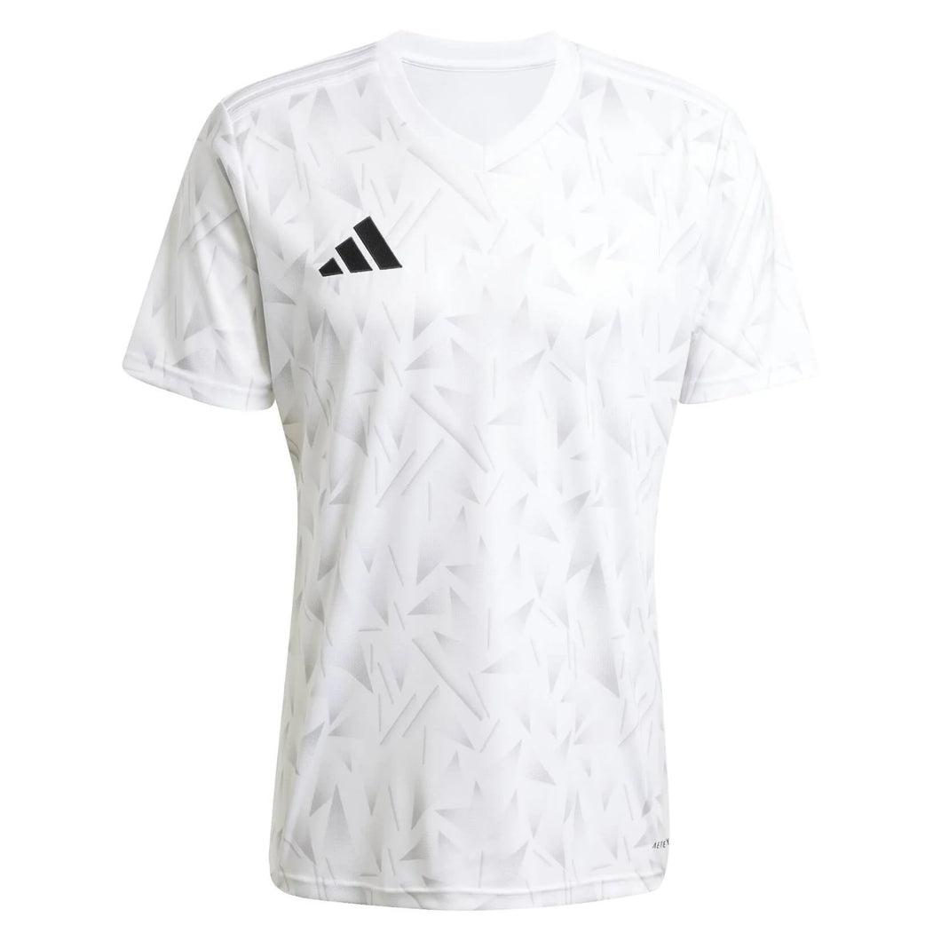 ADIDAS TEAM ICON JERSEY MENS SS WHITE WHITE BLACK