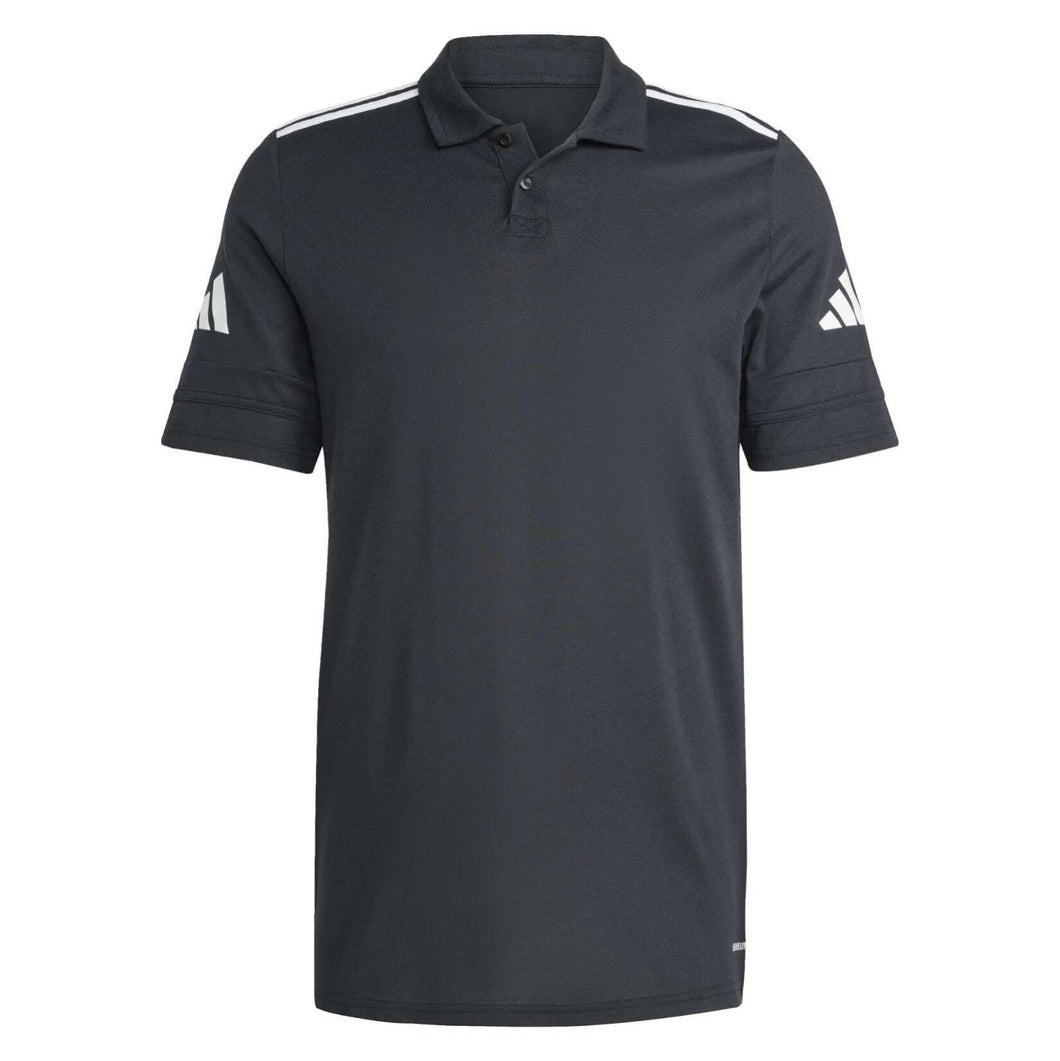 ADIDAS SQUADRA 25 POLO MENS BLACK WHITE