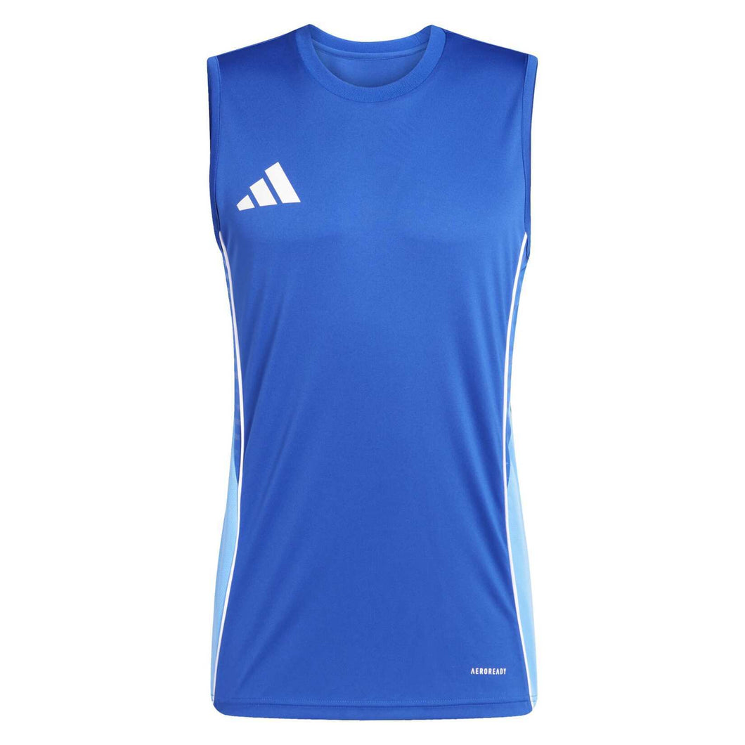 ADIDAS TIRO 25 COMPETITION SLEEVELESS JERSEY TEAM ROYAL BLUE BLUE BURST