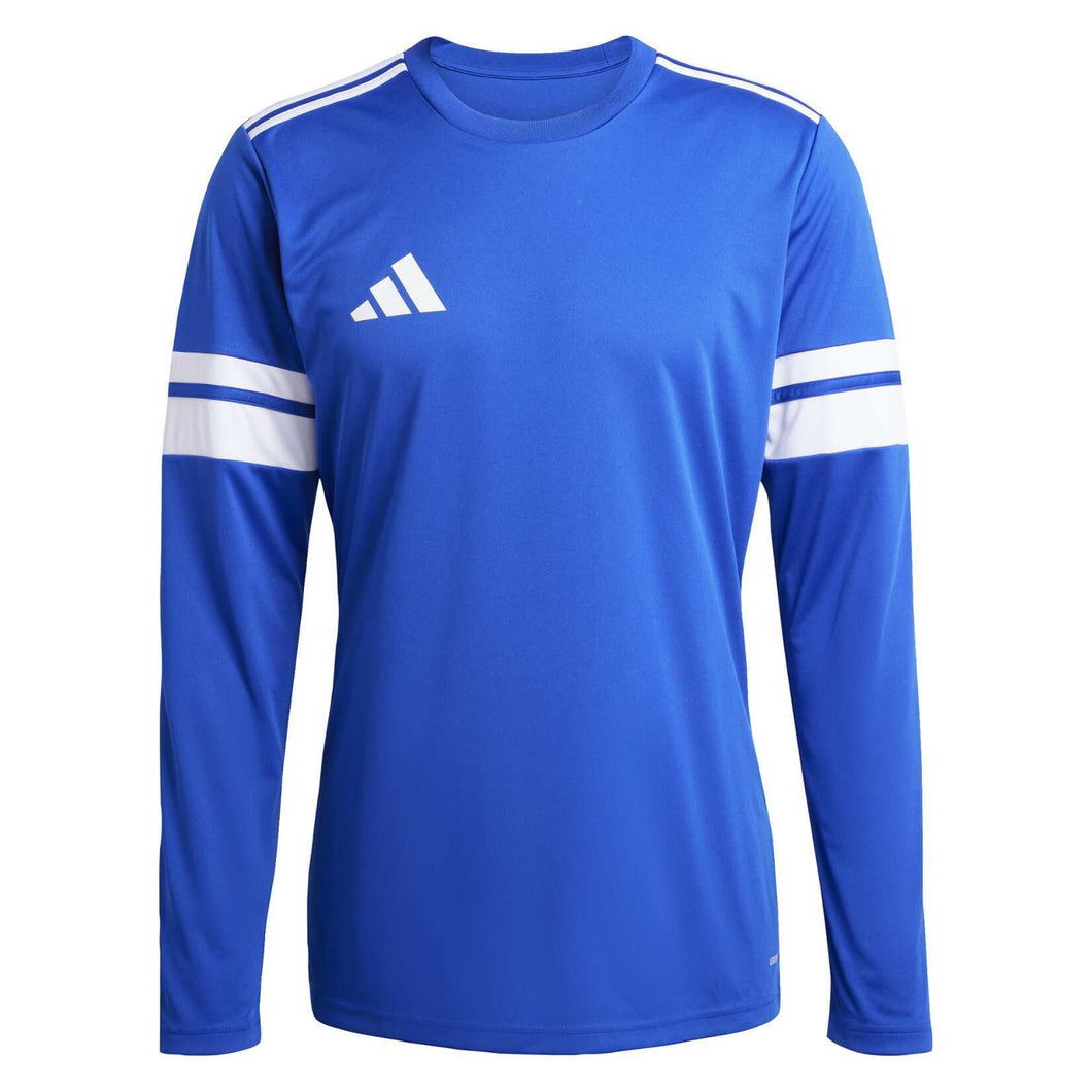 ADIDAS SQUADRA 25 JERSEY MENS LS TEAM ROYAL BLUE WHITE