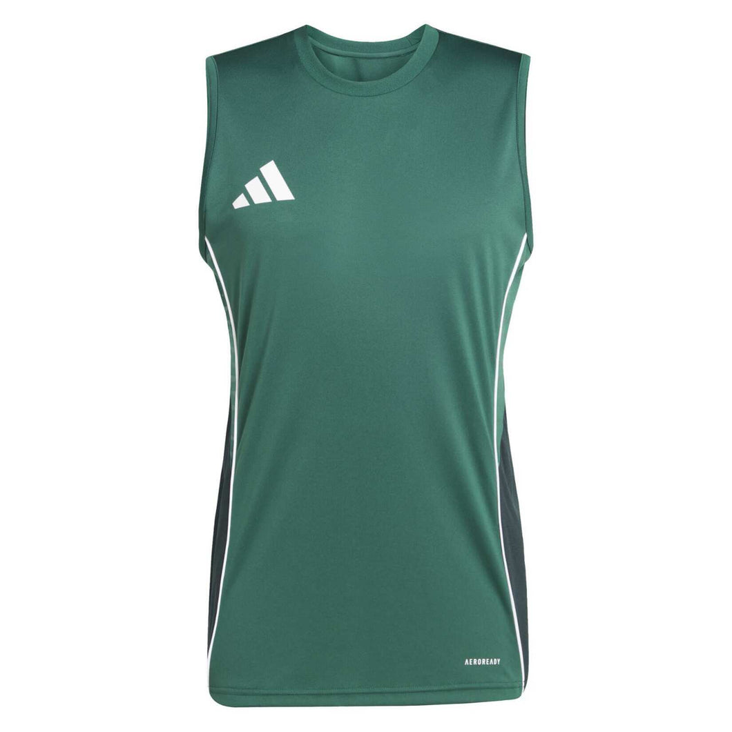 ADIDAS TIRO 25 COMPETITION SLEEVELESS JERSEY TEAM DARK GREEN SHADOW GREEN
