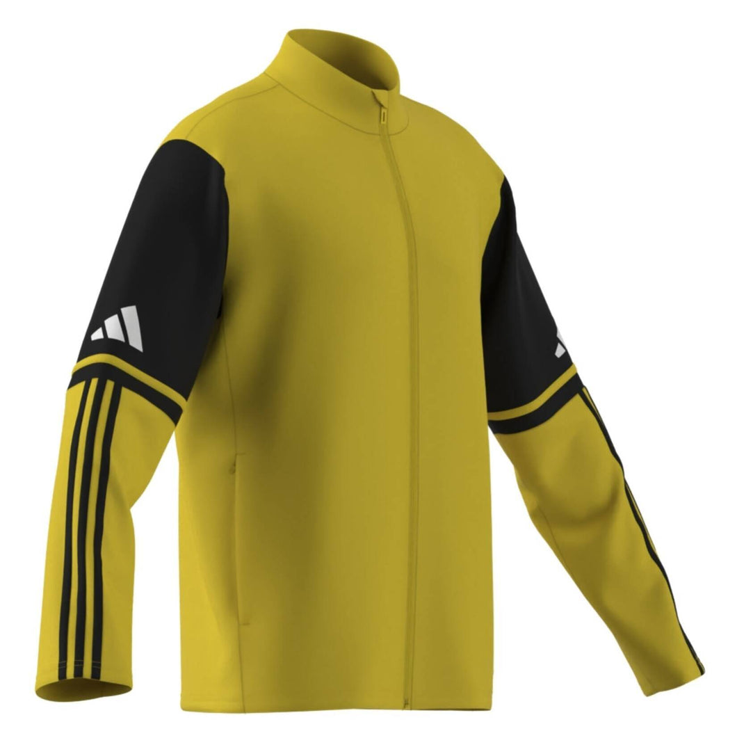 ADIDAS SQUADRA 25 TRAINING JACKET TEAM YELLOW BLACK WHITE