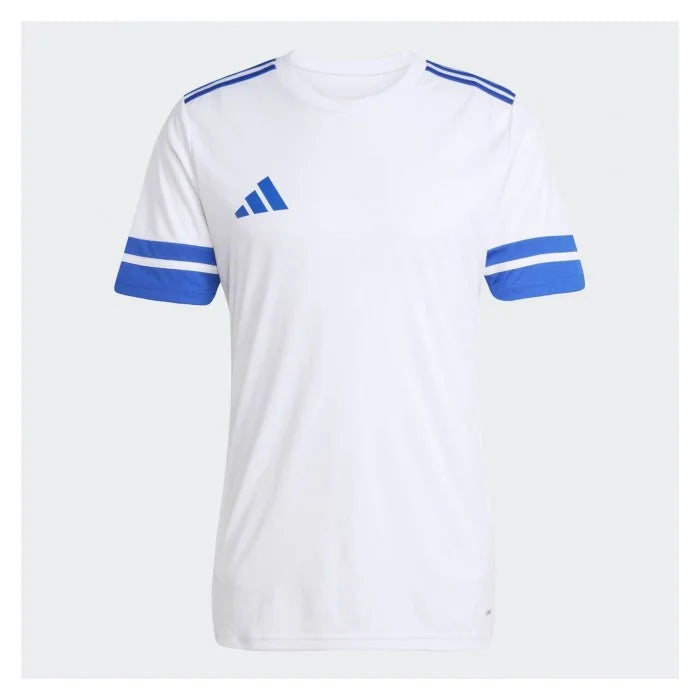 ADIDAS SQUADRA 25 JERSEY MENS SS WHITE TEAM ROYAL BLUE