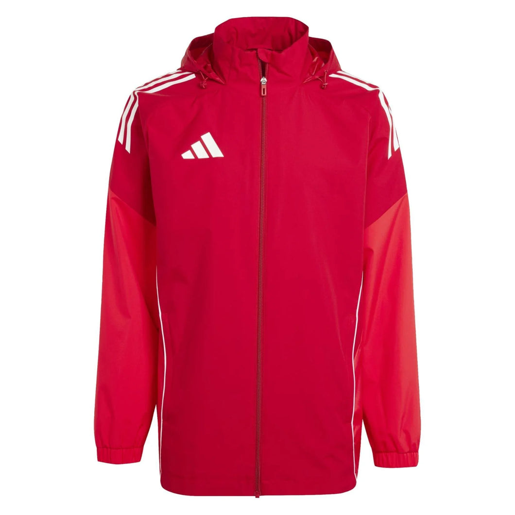 ADIDAS TIRO 25 COMPETITION ALL WEATHER JACKET TEAM POWER RED PURE RUBY