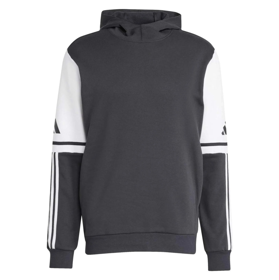 ADIDAS SQUADRA 25 SWEAT HOODY BLACK WHITE