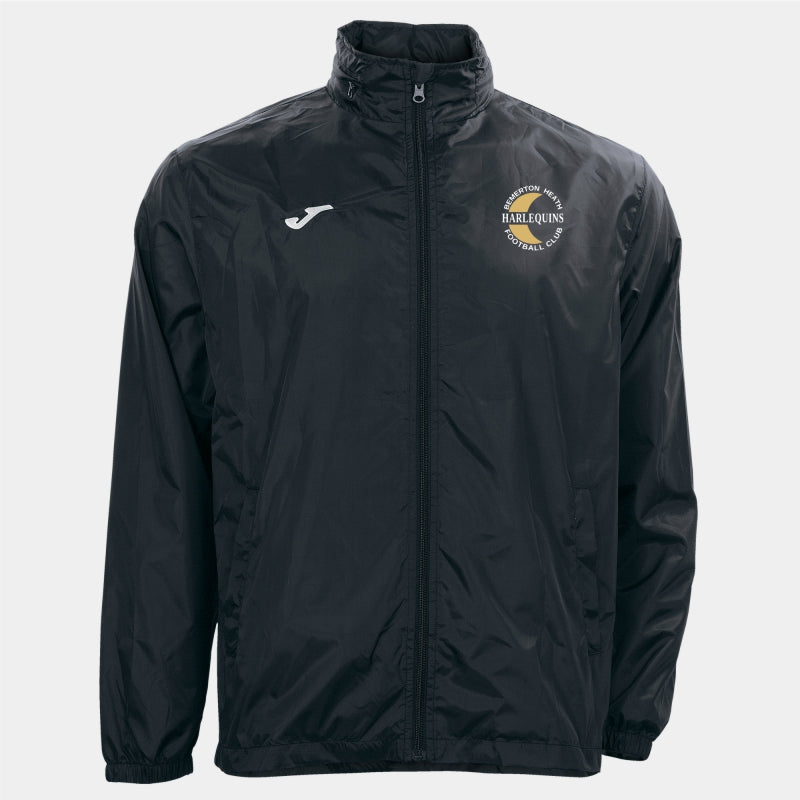 Bemerton Heath Harlequins Rain Jacket Black