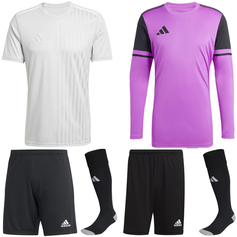 ADIDAS CAMPEON 25 KIT BUNDLE TEAM LIGHT GREY WHITE