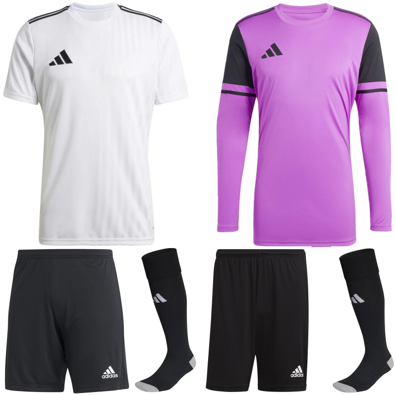 ADIDAS CAMPEON 25 KIT BUNDLE WHITE BLACK