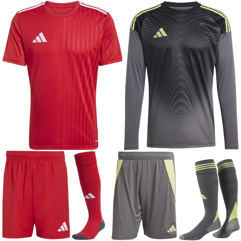 ADIDAS CAMPEON 25 PREMIUM KIT BUNDLE TEAM POWER RED WHITE