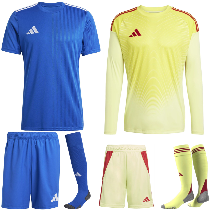 ADIDAS CAMPEON 25 PREMIUM KIT BUNDLE TEAM ROYAL BLUE WHITE