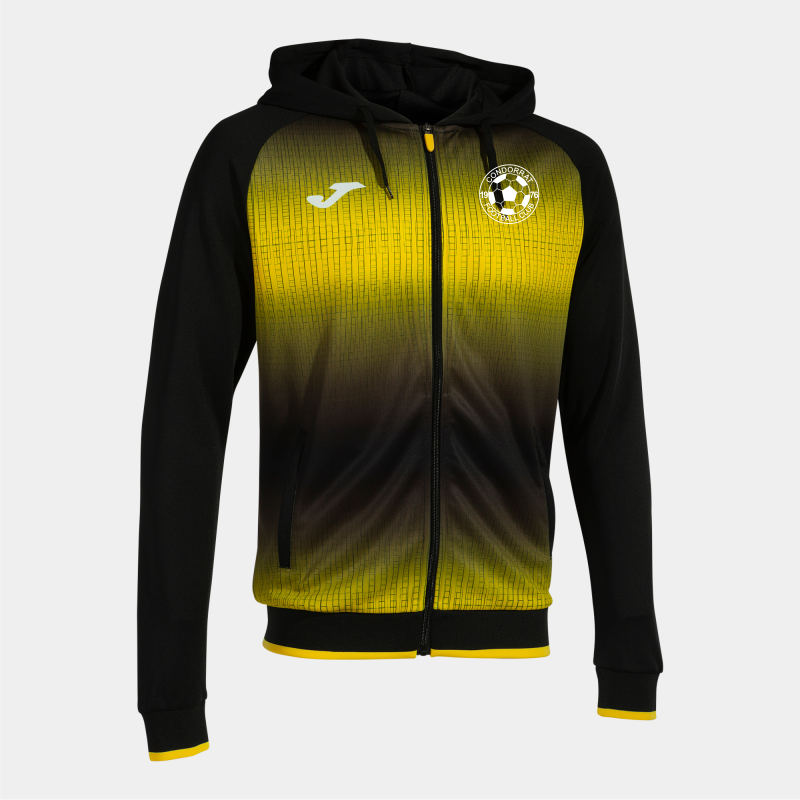 JOMA CONDORRAT FC TIGER HOODIE BLACK YELLOW