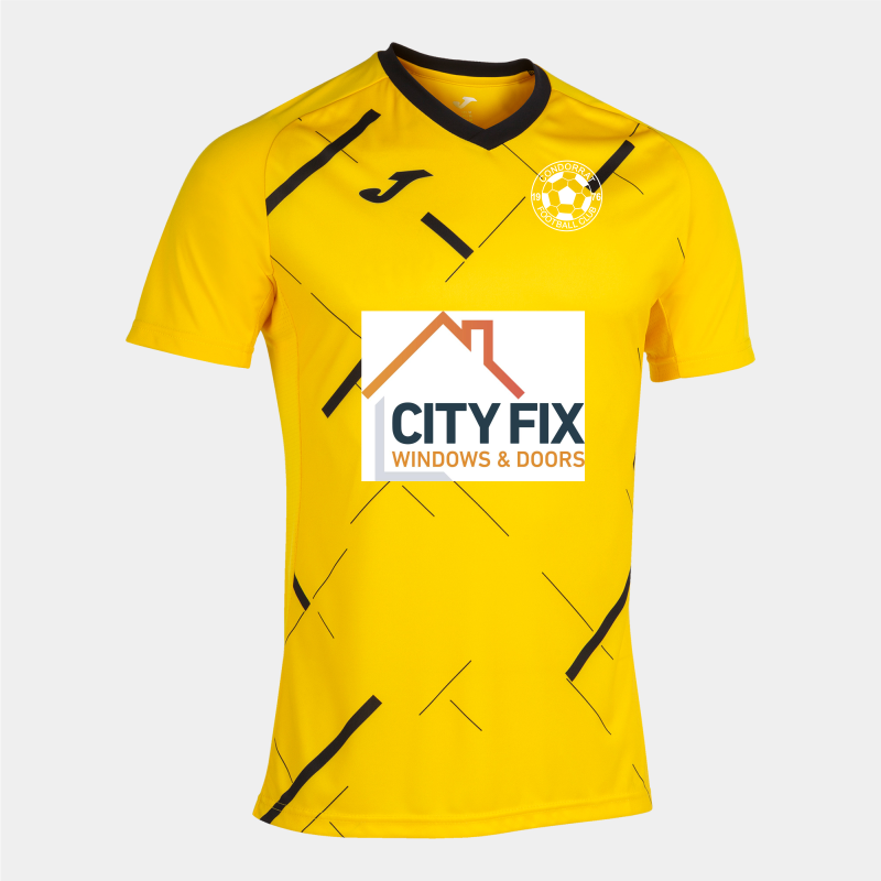 JOMA PLAYERS CONDORRAT FC TIGER III SS JERSEY YELLOW BLACK