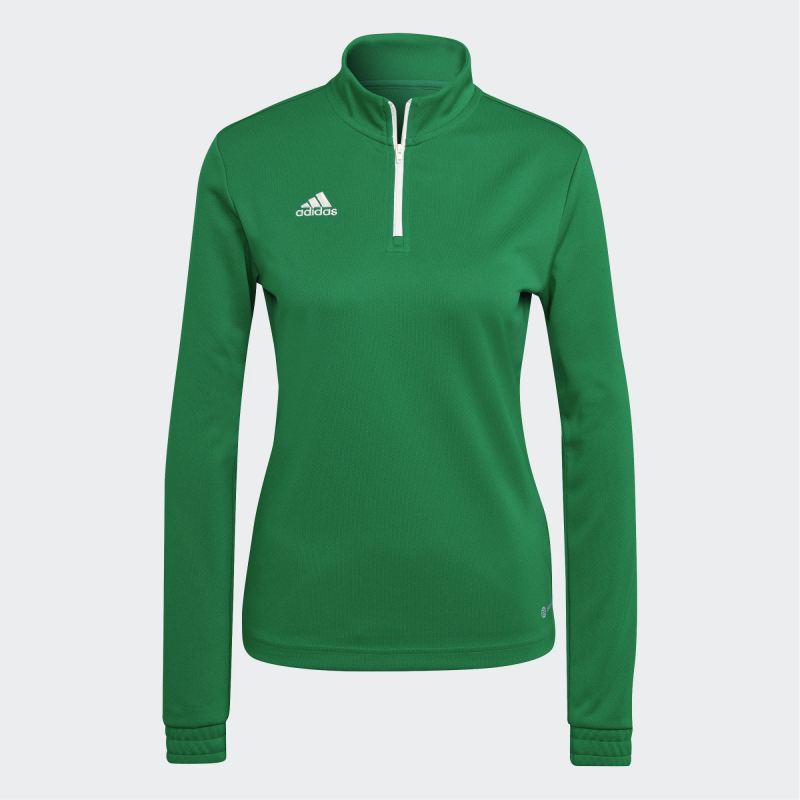 ADIDAS ENTRADA 22 TRAINING TOP WOMEN TEAM GREEN WHITE