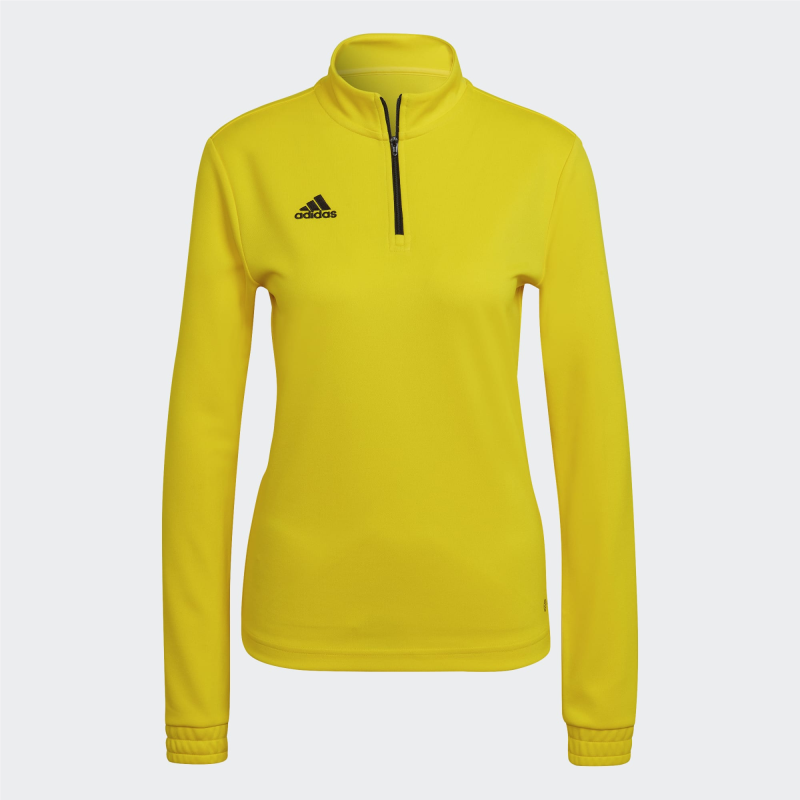 ADIDAS ENTRADA 22 TRAINING TOP WOMEN TEAM YELLOW BLACK