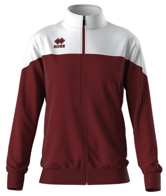 ERREA BEA WOMENS SWEATSHIRT MAROON WHITE
