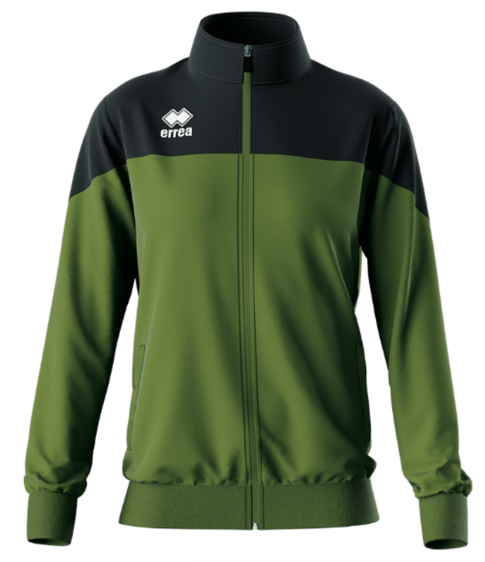 ERREA BEA WOMENS SWEATSHIRT MILITARY GREEN BLACK