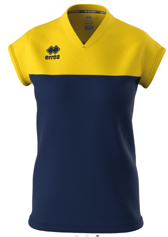 ERREA BESSY WOMENS JERSEY NAVY YELLOW