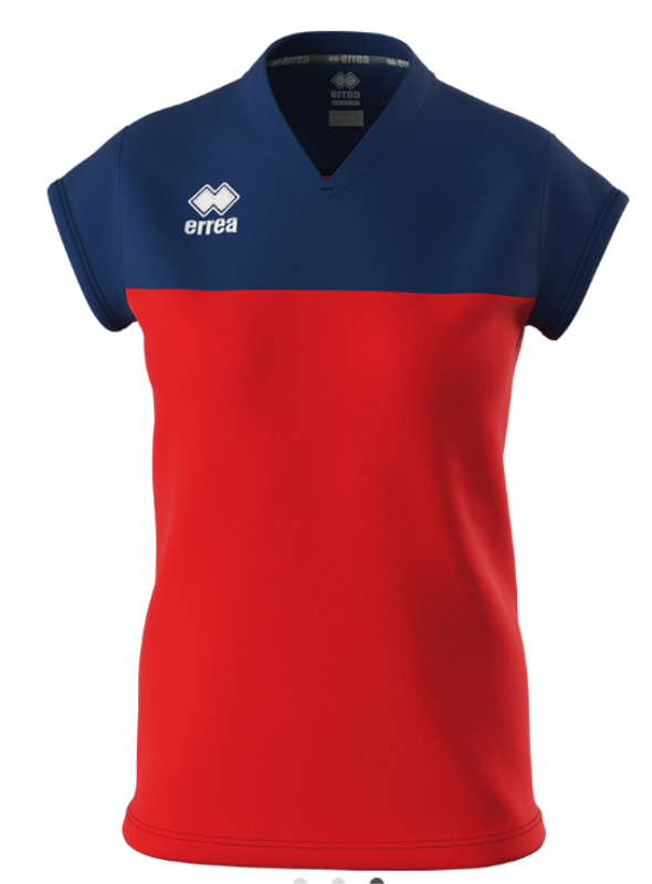 ERREA BESSY WOMENS JERSEY RED NAVY