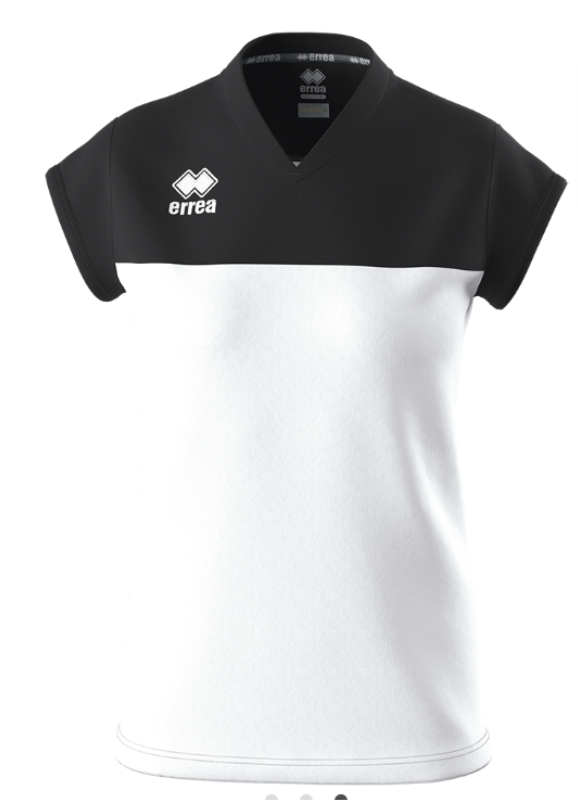 ERREA BESSY WOMENS JERSEY WHITE BLACK